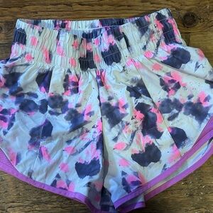 Old Navy Active Girls Athletic Short Pink Abstract Print Size XL 14-16